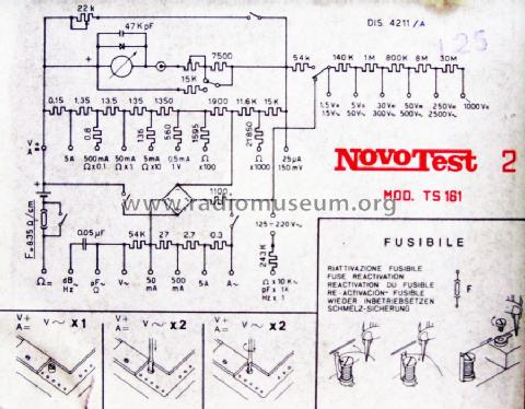 Multimeter Novotest 2 TS161; Cassinelli, S.a.s., (ID = 1572545) Ausrüstung