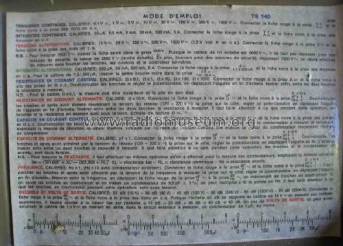 Novotest - Tester universale/Comprobador universal/Multimeter TS140; Cassinelli, S.a.s., (ID = 1858673) Ausrüstung