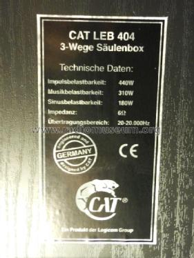 3-Wege-Säulenbox LEB 404; Cat Lautsprecher (ID = 1738412) Speaker-P