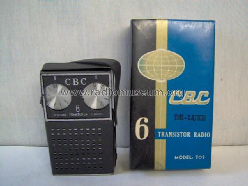 De-Luxe 6 Transistor 702; CBC Charles Brown (ID = 1040014) Radio