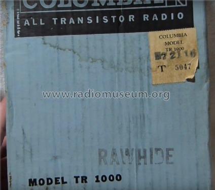 All Transistor Radio TR-1000; CBS-Columbia Inc.; (ID = 2490367) Radio