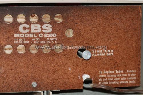 C220 Ch= 656; CBS-Columbia Inc.; (ID = 1969537) Radio