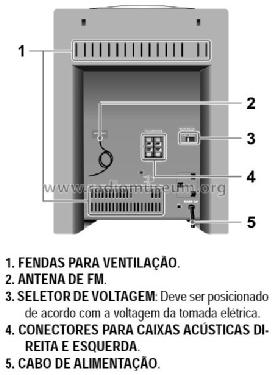 Stereo Mini System MD-K2222; CCE - Indústria e (ID = 1982203) Radio