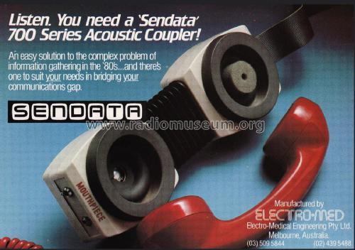 Sendata Acoustic Modem 700 Series; Electro-medical (ID = 2963101) Computer & SPmodules