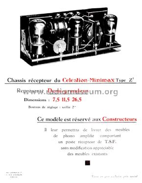 Châssis Celestion-Minimax Z3 ; Constable, Constable (ID = 2173183) Radio