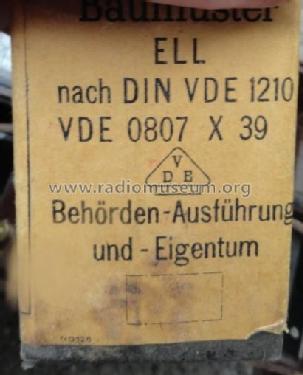 Element d - T30 Baumuster ELL nach DIN VDE1210 VDE 0807 X39; Centra (ID = 1736897) Power-S