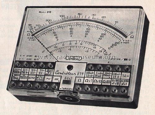 Multimètre 819; Centrad; Annecy (ID = 2088270) Equipment