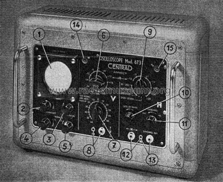 Oscilloscope 673; Centrad; Annecy (ID = 1435628) Equipment