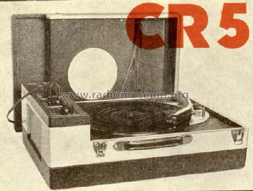 Electrophone CR5; Central-Radio; Paris (ID = 442761) R-Player