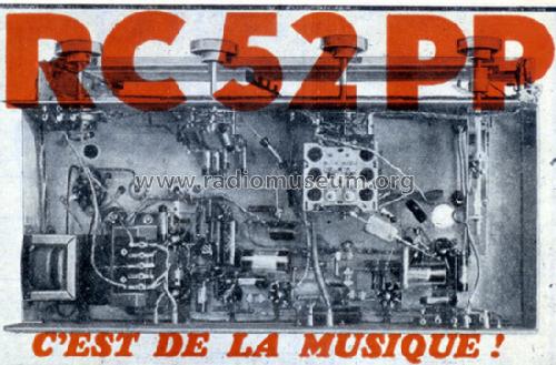 RC52PP; Central-Radio; Paris (ID = 399560) Radio