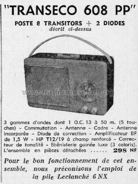 Transeco CR608PP; Central-Radio; Paris (ID = 2731704) Radio