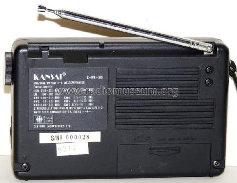 Weltempfänger K-WR-315; Kansai (ID = 705077) Radio