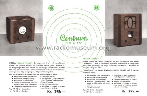 Ultra-Supern FW35 Typ 15; Centrum-Radio, (ID = 2498932) Radio