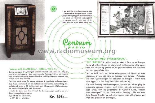 Royal FU56; Centrum-Radio, (ID = 2498920) Radio