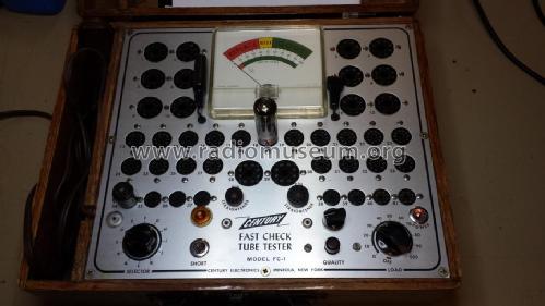 Fast Check Tube Tester FC-1; Century Electronics (ID = 1799858) Equipment