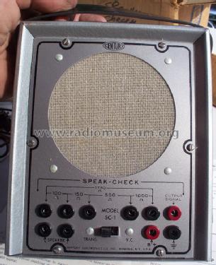 Speak-Check SC-1; Century Electronics (ID = 1107583) Equipment