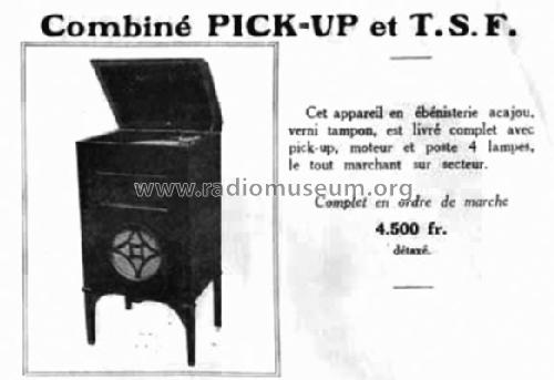 Combiné Pick-Up et T.S.F. ; CEPMA C.E.P.M.A., M. (ID = 1054169) Radio