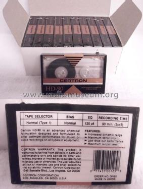 Compact Cassette - CC - Audio Cassette ; Certron Corporation; (ID = 1844648) Misc