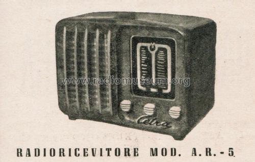 AR-5; Cetra; Torino (ID = 2671958) Radio