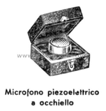 Microfono Piezoelettrico da Occhiello ; Cetra; Torino (ID = 2662330) Microphone/PU