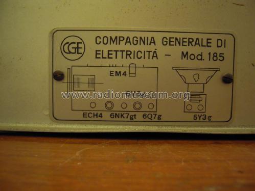 185; CGE, Compagnia (ID = 917553) Radio