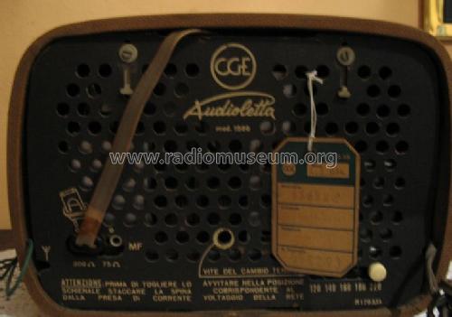 Audioletta 1586; CGE, Compagnia (ID = 248863) Radio