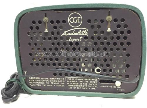 Audioletta Export ; CGE, Compagnia (ID = 2528645) Radio