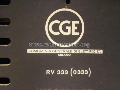 RV333 ; CGE, Compagnia (ID = 2170232) Radio