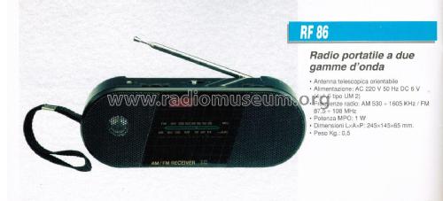 AM/FM Receiver IC RF 86; CGM elettronica; (ID = 2909968) Radio