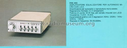 Amplificatore Equalizzatore per Autoradio ESA 300; CGM elettronica; (ID = 2791340) Ampl/Mixer