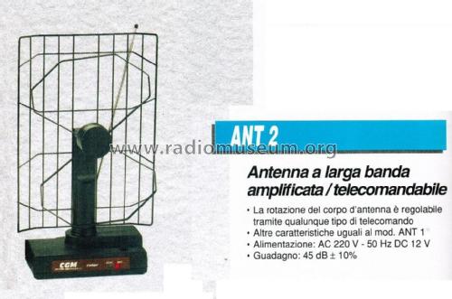 Antenna a Larga Banda Amplificata Telecomandabile ANT 2; CGM elettronica; (ID = 2910006) Antenna