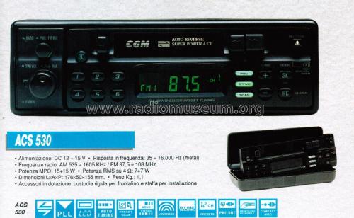 Autoradio ACS 530; CGM elettronica; (ID = 2737492) Car Radio