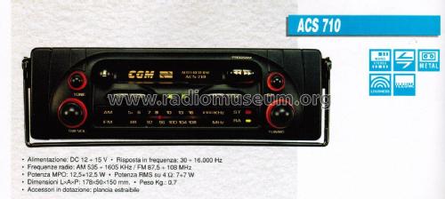 Autoradio ACS 710; CGM elettronica; (ID = 2874400) Car Radio