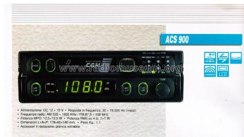 Autoradio ACS 900; CGM elettronica; (ID = 2874314) Car Radio