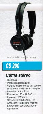 Cuffia Stereo CS 200; CGM elettronica; (ID = 2909975) Speaker-P