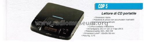 Lettore di CD Portatile CDP 5; CGM elettronica; (ID = 2877598) R-Player