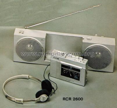 Mini Riproduttore di Cassette Stero RCR 2600; CGM elettronica; (ID = 2765201) Radio