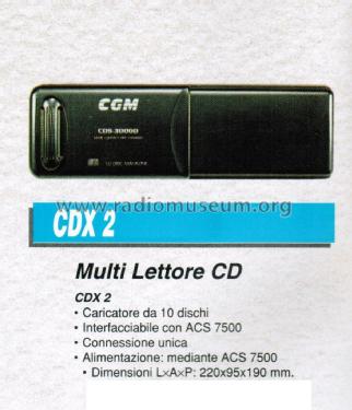 Multi Lettore CD CDX 2; CGM elettronica; (ID = 2730180) Ton-Bild