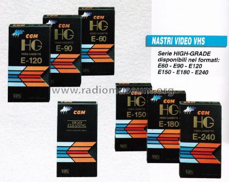 Nastri Video VHS - Video Cassette Serie High-Grade; CGM elettronica; (ID = 2877222) Misc