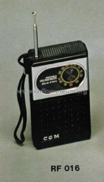 Portabile FM/AM Radio Solid State RF 016; CGM elettronica; (ID = 2791330) Radio