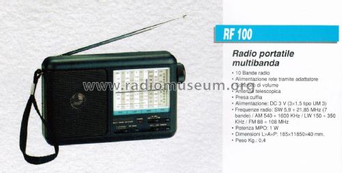 Radio Portatile Multibanda RF 100; CGM elettronica; (ID = 2909516) Radio