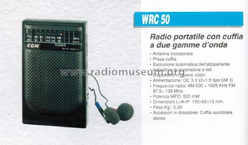 Radio Portatile WRC 50; CGM elettronica; (ID = 2909967) Radio