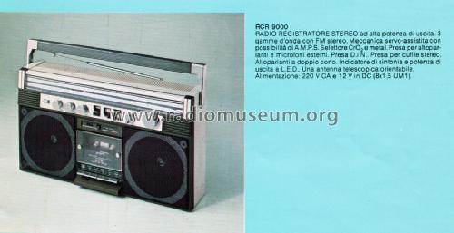 Radio Registratore Stereo RCR 9000; CGM elettronica; (ID = 2765179) Radio