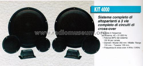 Sistema Completo di Altoparlanti KIT 4000; CGM elettronica; (ID = 2874485) Speaker-P