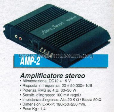 Amplificatore Stereo AMP-2; CGM elettronica; (ID = 2719339) Ampl/Mixer