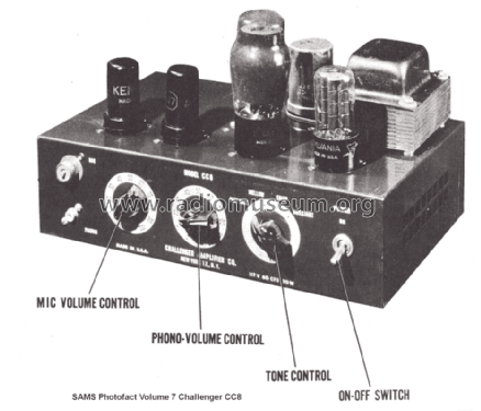 8 Watt Audio Amplifier CC8; Challenger Amplifier (ID = 1282143) Ampl/Mixer