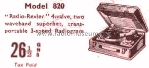 Radio Revler 820; Champion Electric, (ID = 1881711) Radio