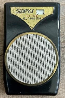 Champion Hi-Fi Tone All Transistor ; Unknown - CUSTOM (ID = 2990739) Radio