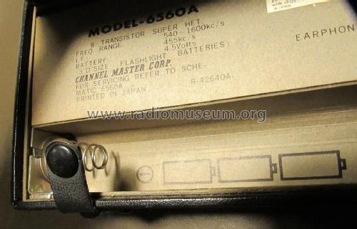 8 Transistor 6560A; Channel Master Corp. (ID = 2904737) Radio