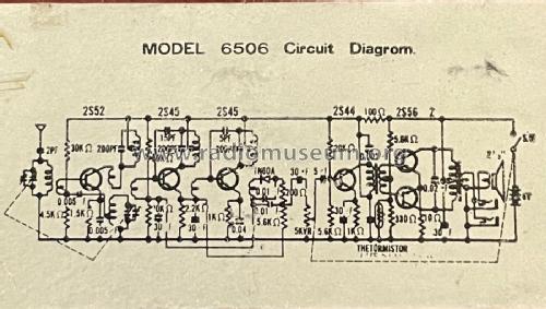 6 Transistor 6506B ; Channel Master Corp. (ID = 2677456) Radio